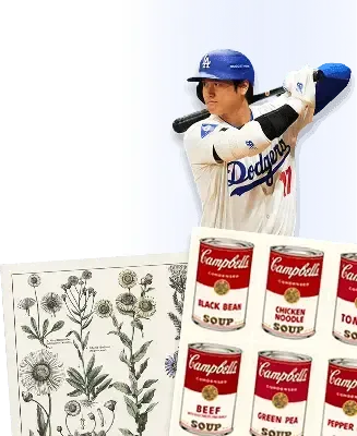 shohei ohtani, tanaman, seni andy wharhol